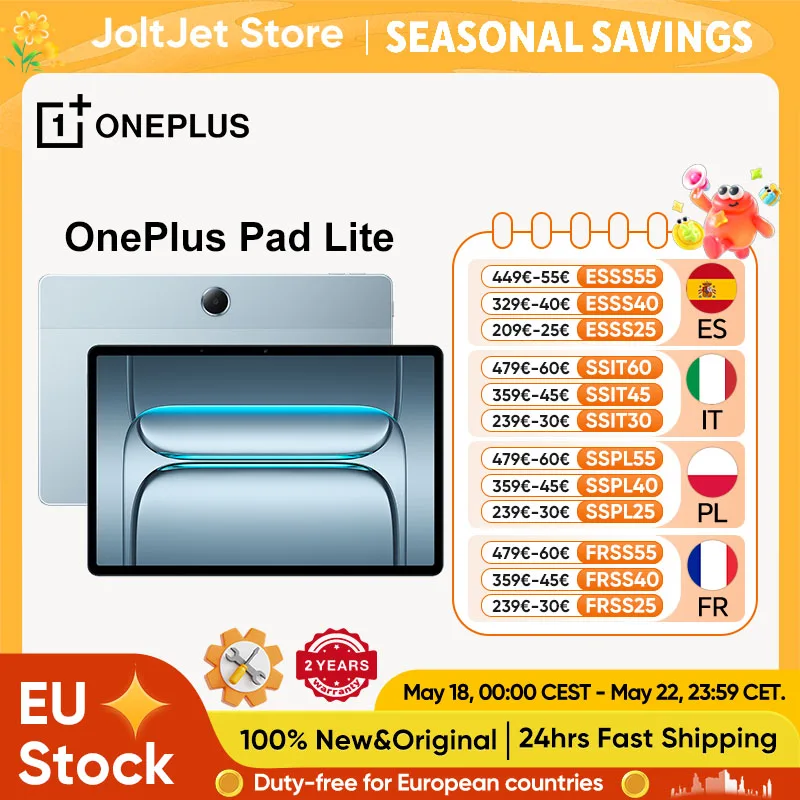 Tablette OnePlus Pad Lite version globale, écran 11 pouces 90 Hz, protection des yeux, batterie super grande capacité 9340 mAh, MediaTek Helio G100 Tablette OnePlus Pad Lite version globale, écran 11 pouces 90 Hz, protection des yeux, batterie super grande capacité 9340 mAh, MediaTek Helio G100