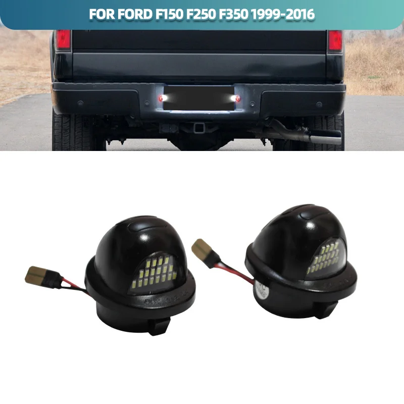

LED License Plate Tag Light Red Neon Tube Exclusive for Ford F150 F-150 F250 F-250 F-350 F350 F-450 F-550 Car Replacement Parts