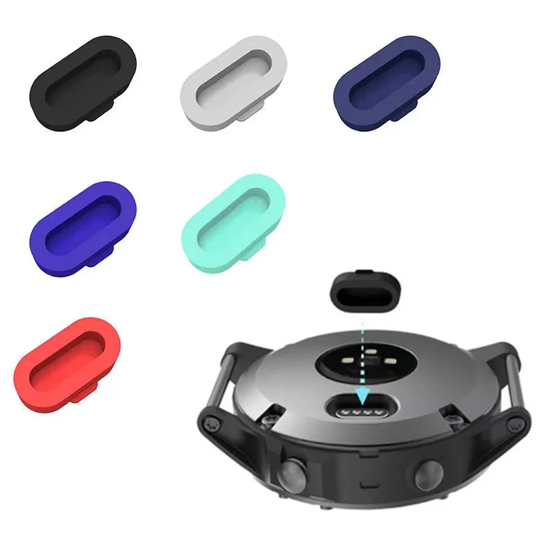 Silicone Dustproof Plug Cover Charger Caps For Garmin Fenix 6 6S 6X 5 5X 5S /forerunner 945/935/245/245M/45/45S / Instinct /Venu