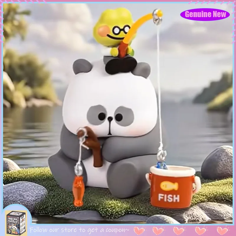 

Original New Mr.Pa Not Working Today Series Blind Box Figure Adorable Panda Decoration Girls Kawaii Doll Anime Figure Gift