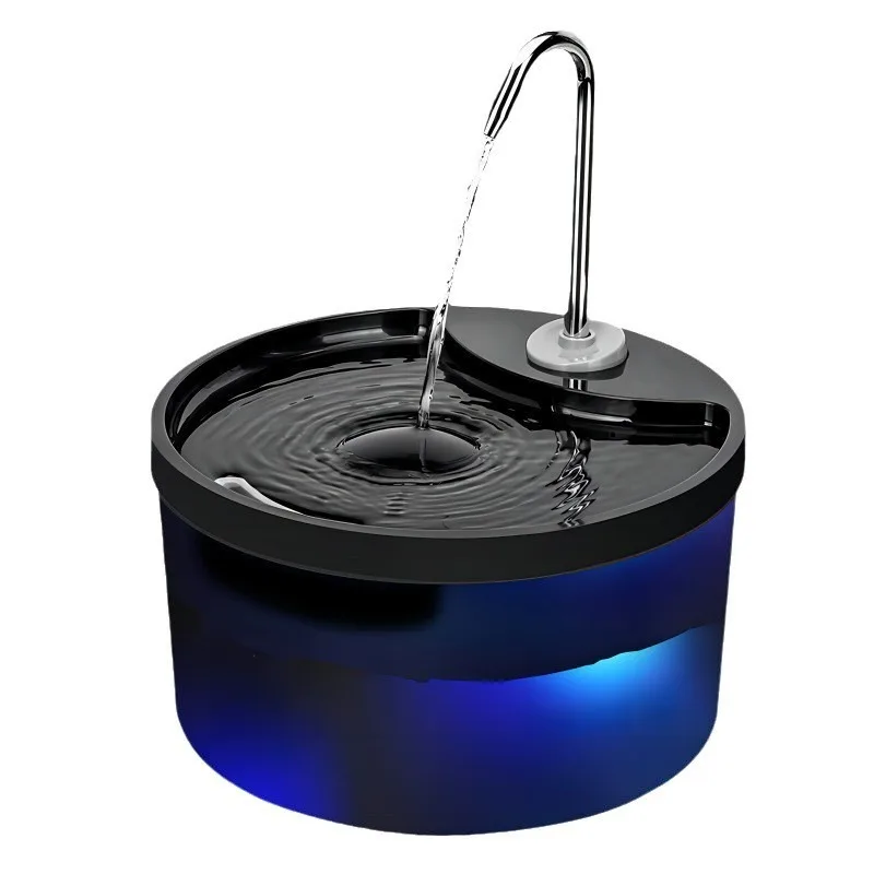 

304 Stainless Steel Pet Water Fountain Cat Dog Wireless Motion Sensor Quiet Timer Mode Large Capacity Auto Feeder 60 Day Battery