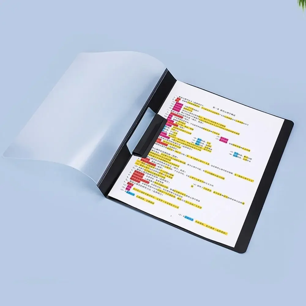 6Pccs/Set Waterproof Pull Rod Folder A4 To A5 Organize Artifacts Folding Board Folder Versatile File Contract Folders