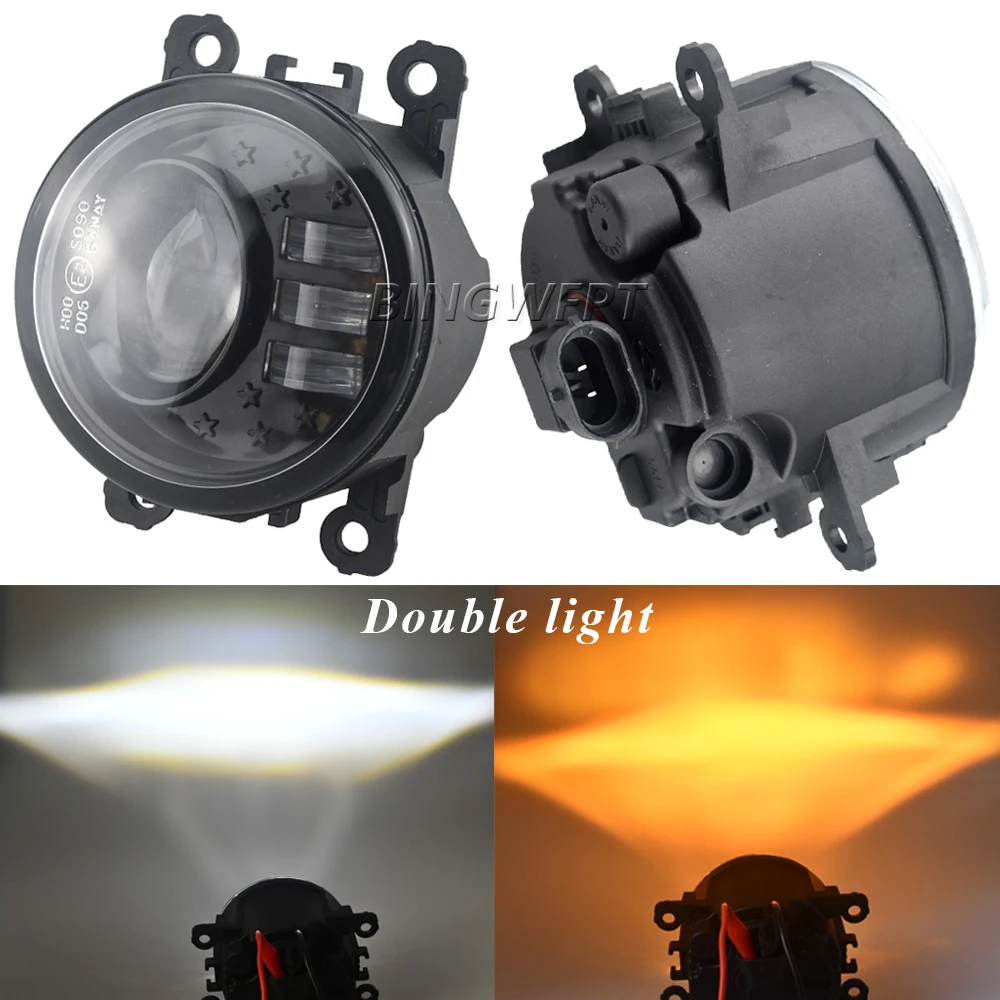 2x Bumper Fog Light Lamp Assembly LED Foglight For Suzuki Jimny Grand Vitara Alto Swift 3 Splash For Mitsubishi Outlander