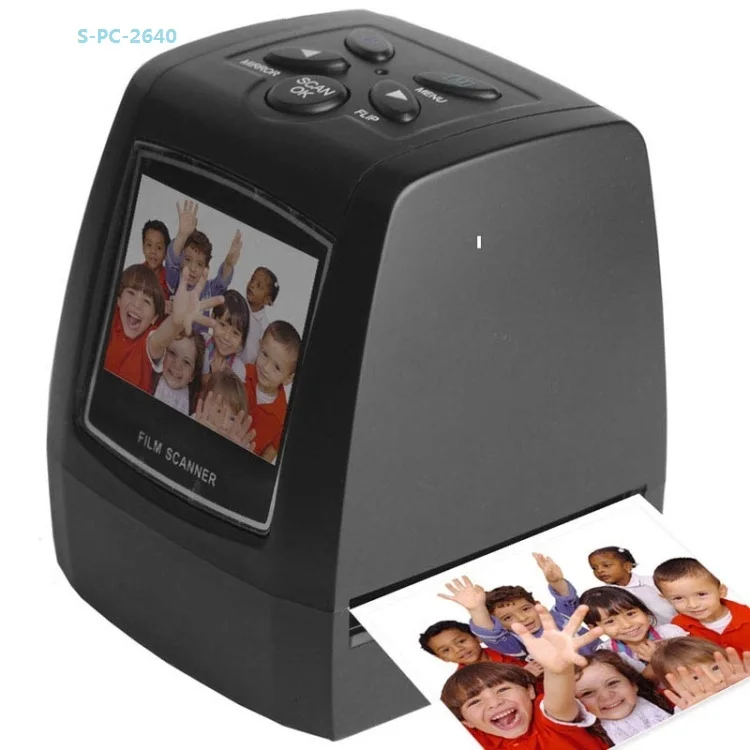 

Factory Price USB 2.0 35mm Film Scanners Negative Photo Printer 5MP 2.36 inch TFT LCD Screen Film Scanner