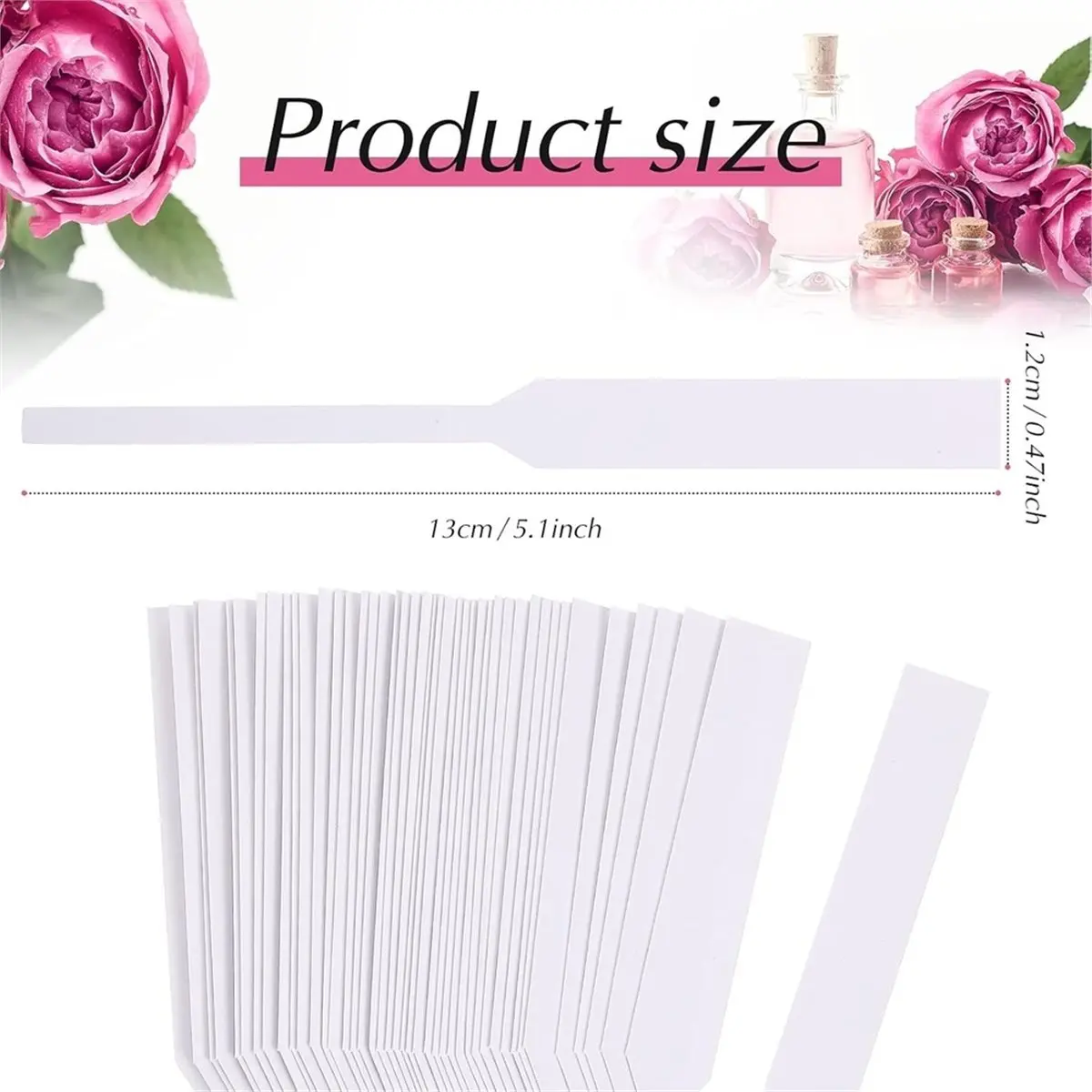 400 Pieces Perfume Test Strips Fragrance Paper Sticks Cologne Scent Strips Disposable Perfume Blotter Sample Blender