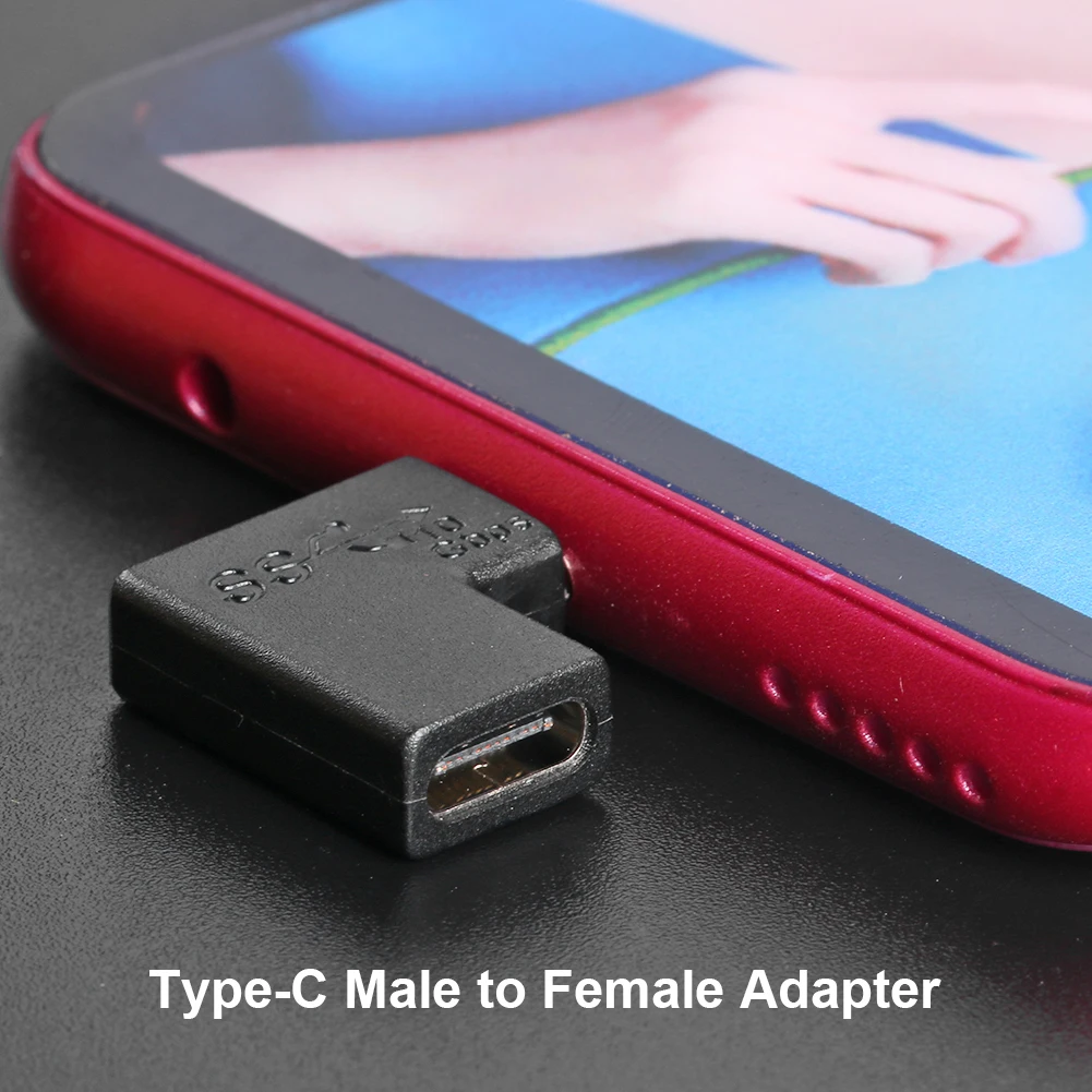 2Pcs/set Adapters for USB 3.0 Type C to USB 3.0 Type C  Fast Charging Data Sync Gender Changer Converters Phone Cables