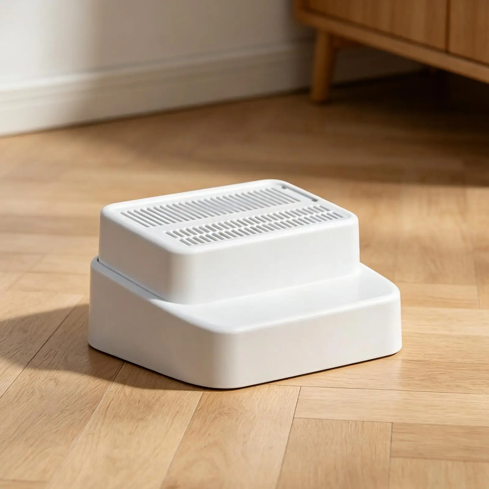 Litter Box Step Easy to Clean for Old Cats Reusable Pet Furniture with Filter Function Two Tier Stairs Litter Trapping Pedal