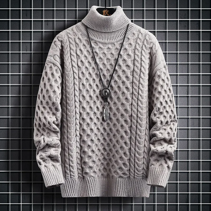 2024 neue Herbst Plaid Pullover männer Pullover Oansatz Langarm Warme Dünne Pullover Männer Casual Mode Pullover Männer Fit Knittwear