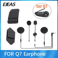 EJEAS Q7 New Style ​Mounting Clip Double-Sided Tape Base 2in1 Earphone Headset for Quick7 Motorcycle Helmet Bluetooth Intercom