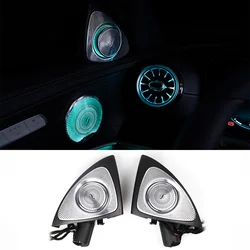 Rotary tweeter for benz w222 w205 w213 x253 w222 e200 e220 e250 e260 e300 e320 e350 glc 2015-2021 a pillar lighting horn cover