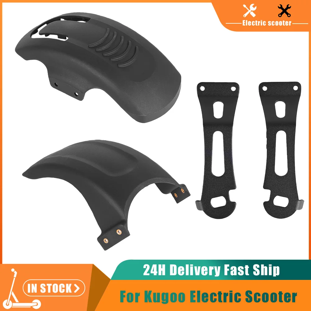 Front Rear Tire Splash Fender for KUGOO KIRIN KuKirin A1 Electric Scooter Protection Mudguard Left/Right Brackets Parts