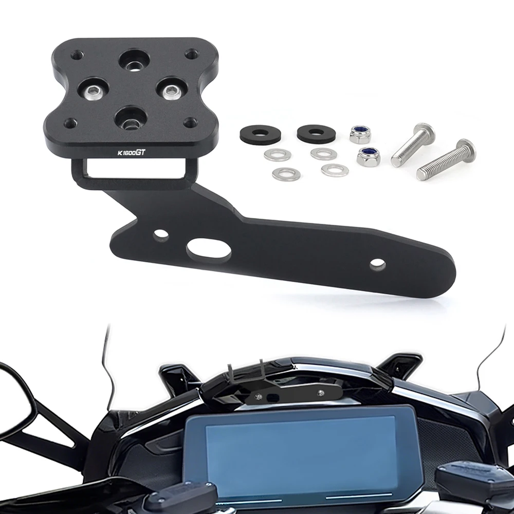 

Motorcycle Aluminum GPS Navigation Plate Bracket For BMW K1600GT K1600 GT 2022 2023 2024 Phone Adapter Holder Support Mount