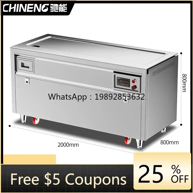 

P27 Teppanyaki Commercial Equipment Customized Gas Electric Heating High-grade Electromagnetic Grilling Furnace
