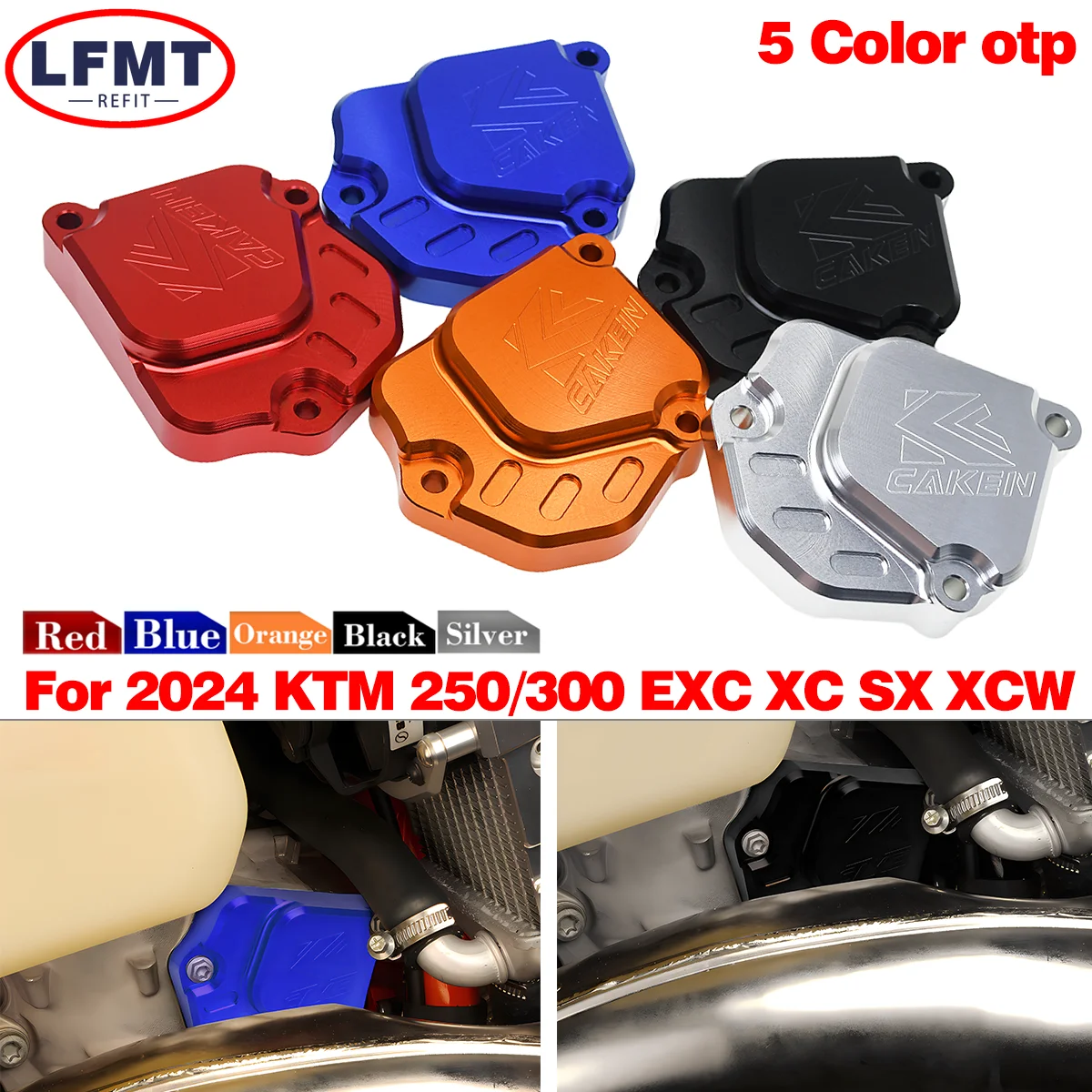 

For KTM 250 300 SX XC 250EXC 300EXC SIX DAYS CKD XCW TPI 2024New Motorcycle CNC Right Exhaust Valve Control Cover protector 2023