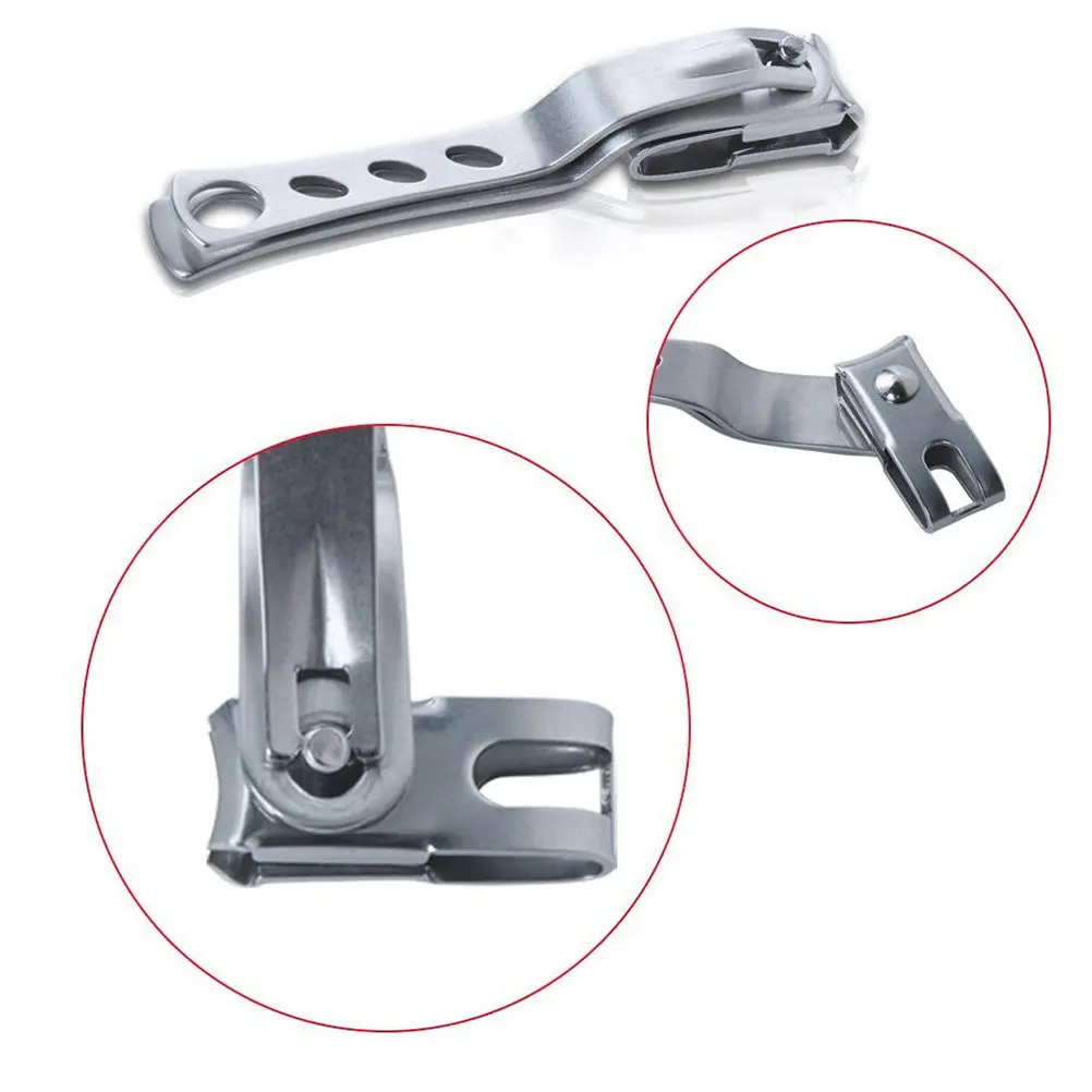 

2Pcs Nail Clippers 360 Rotation Large Nail Cutters Stainless Steel Sharp Blades Thick Nails Ergonomic Design Thick Nails Cutters