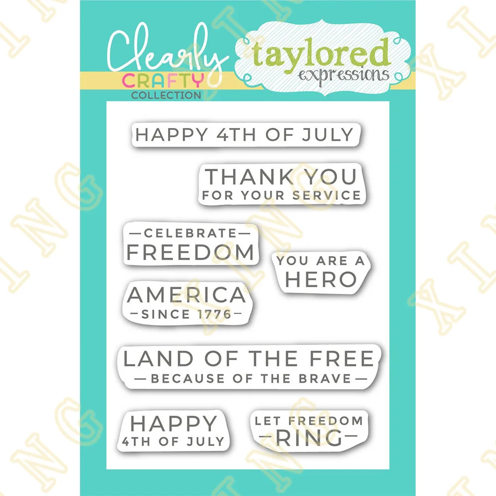 

Americana Expressions Clear Silicone Stamps Diy Scrapbook Diary Decoration Embossed Paper Card Album Craft Template New Arrival