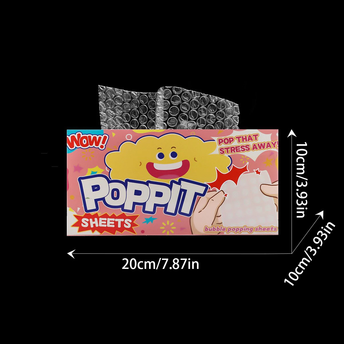Papier à bulles de décompression, jouet de décompression, Film à bulles, outil de décompression et de libération amusant
