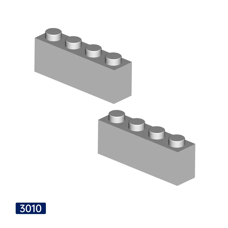 Precision Brick 88 Pz/lotto 3622 Mattoni Basic Blocks Norm 1X3 Accessorio Classico di Moc Compatibilità con Logo Giocattoli