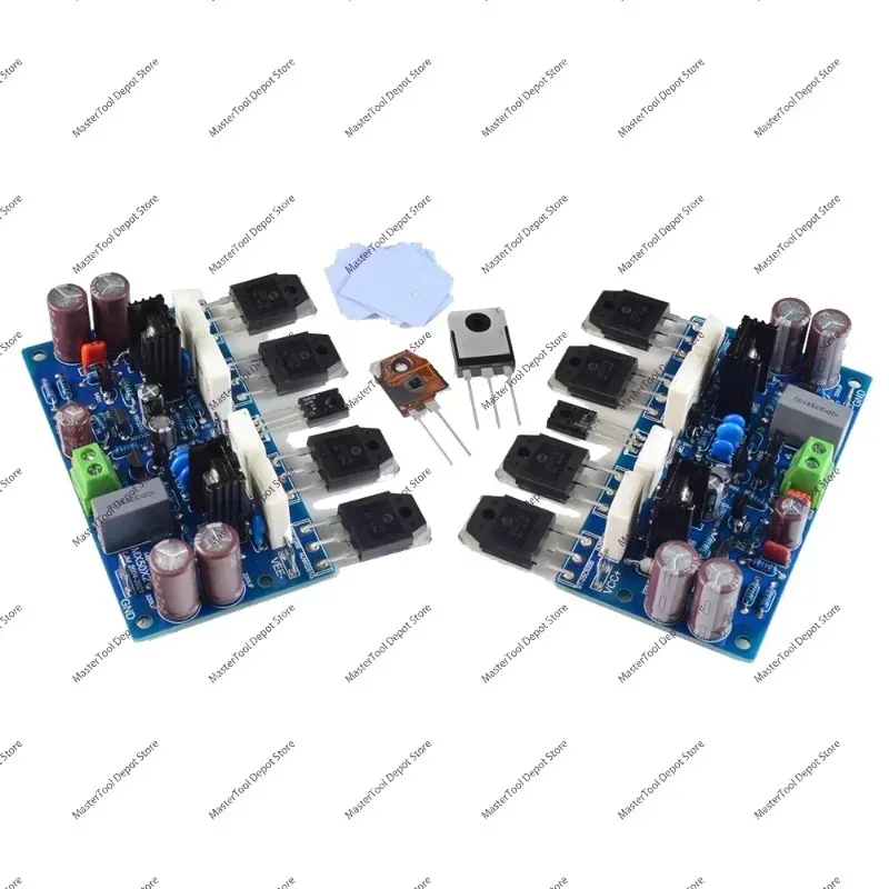 

2pcs MX50X2 Single-ended Power Amplifier Stereo Channel 200W8R 2SC5200 /2SD718/NJW0281G Audio Amplifier