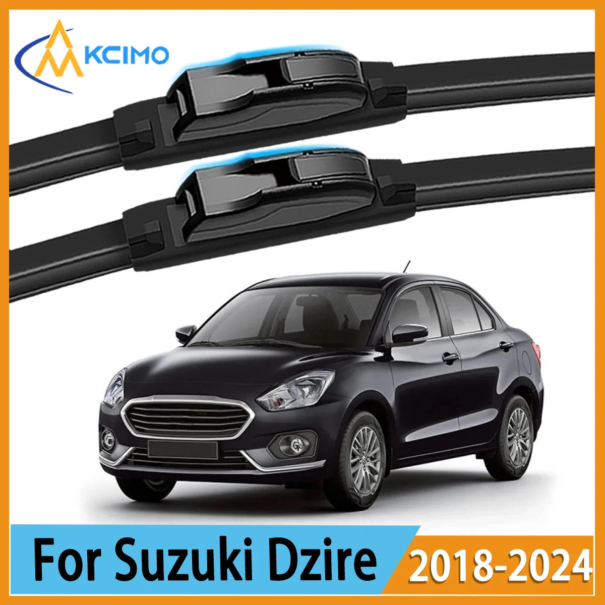 

High Performance Wiper Blades for Suzuki Dzire 2018 2019 2020 2021 2022 2023 2024 Direct Replacement No Modification