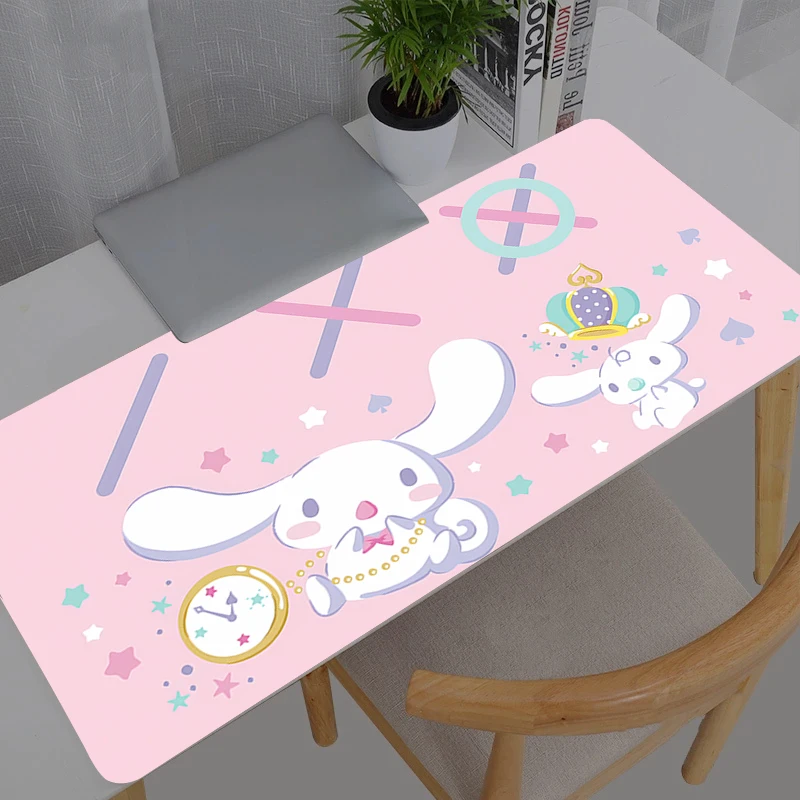 

Коврик для мыши Sanrio Cinnamoroll, новый игровой коврик для стола, коврик для мыши XXL, игровые аксессуары, коврик для клавиатуры Varmilo