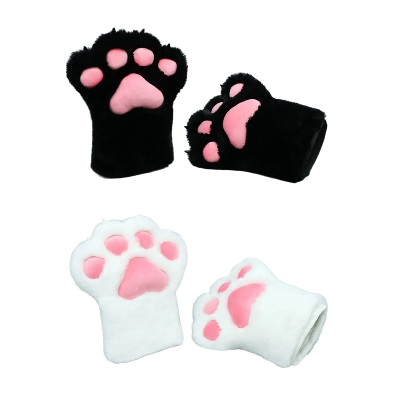 

Cats Cosplay Props Large Paw Cats Toe for Halloween Cosplay Cats Glove Paw for Carnivals for Teenagers