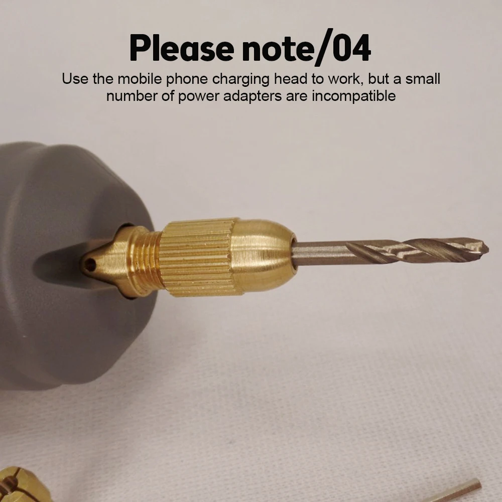 5V USB Mini Electric Drill Electric Polishing Machine for Antiques and Collectibles Carving and Grinding Electric Grinder