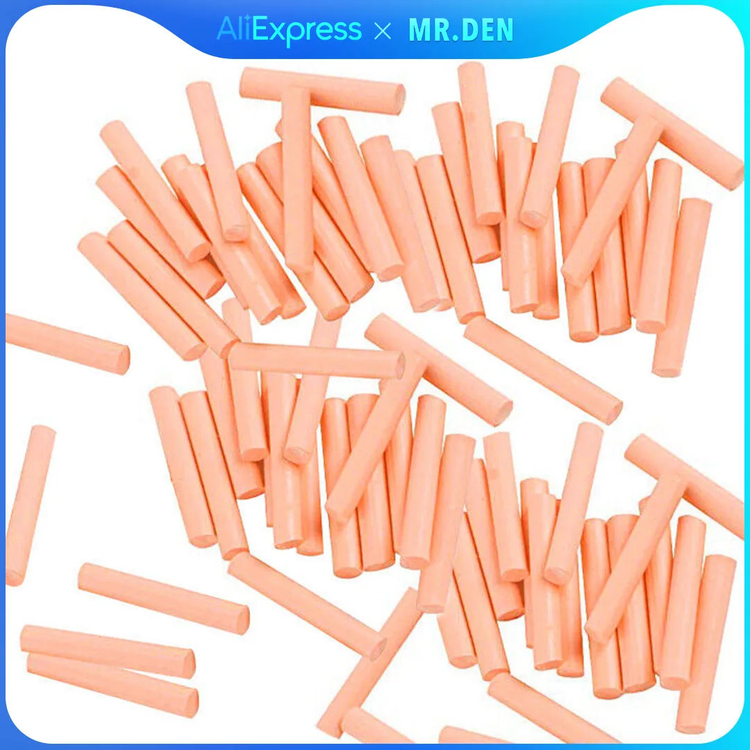 

50/100Pcs Gutta Percha Bars For Dental Obturation Endo System Endodontic Gun Kit Orthodontic Bracket Warm Gutta-percha Materials