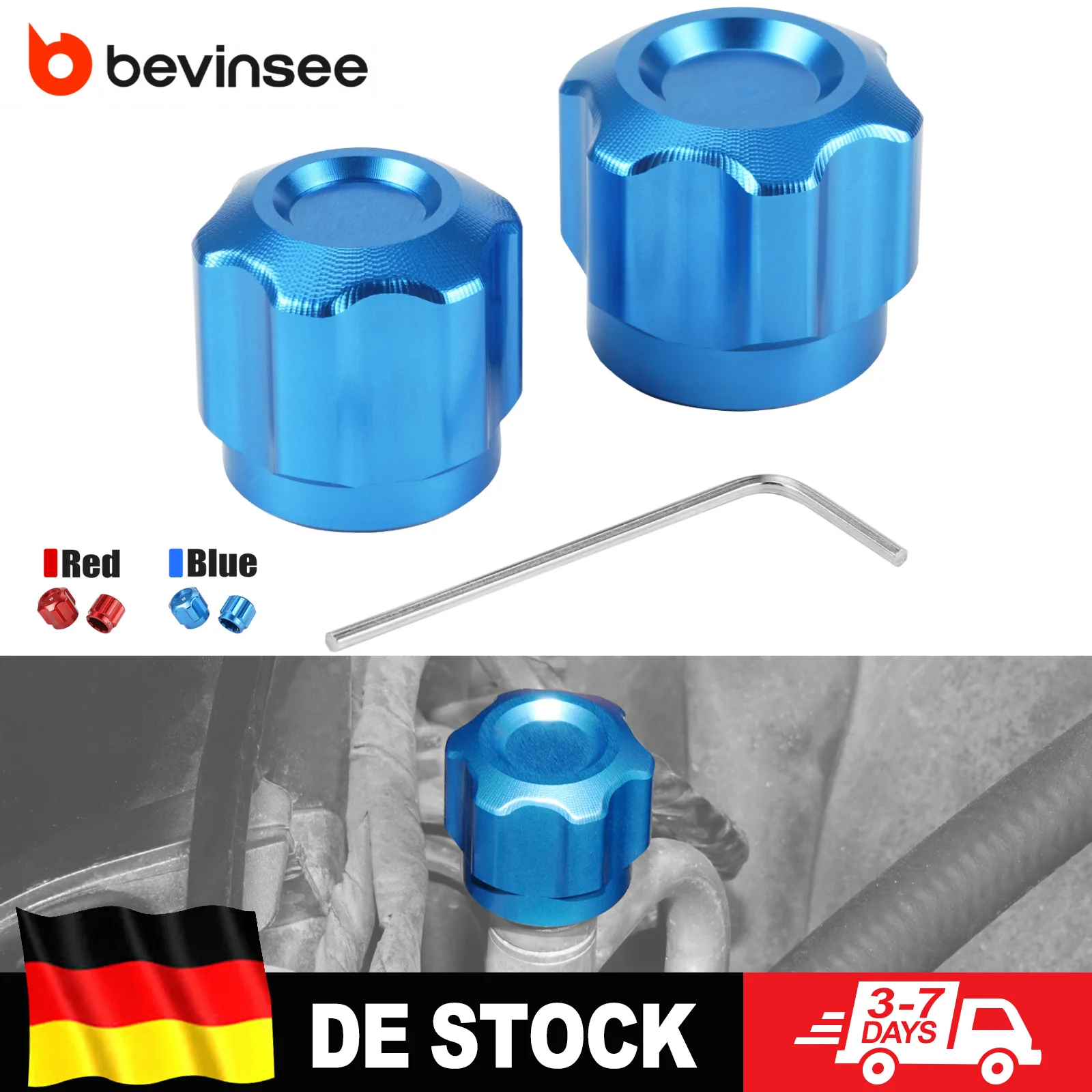 (EU-Lager) BEVINSEE Klimaanlagen-Lüftungsgitter-Set für BMW E90 E92 E93 E91 E46 E60 E61 E87 E82 E88 E83 E70 E71 E84 E36 für MINI