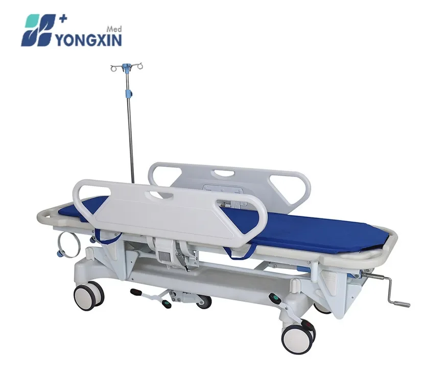 YXZ-E-2B Manufacturing Vendor Operation Room Stretcher Trolley Adjustable Hydraulic Patient Transfer Trolley