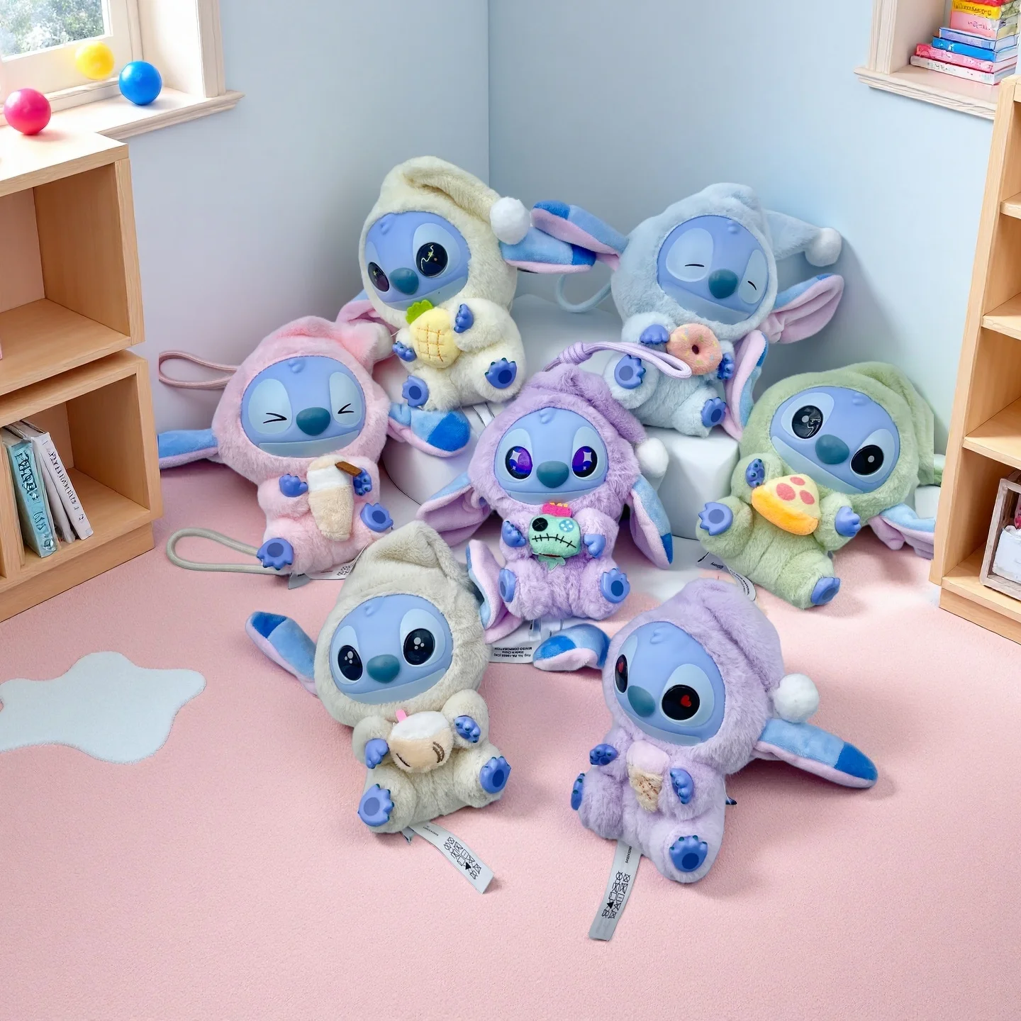 En Stock 2025, nuevo punto, serie de comer algo antes del sueño, caja ciega de vinilo, colgante, muñeca bonita, caja misteriosa, muñeca bonita, juguetes de regalo