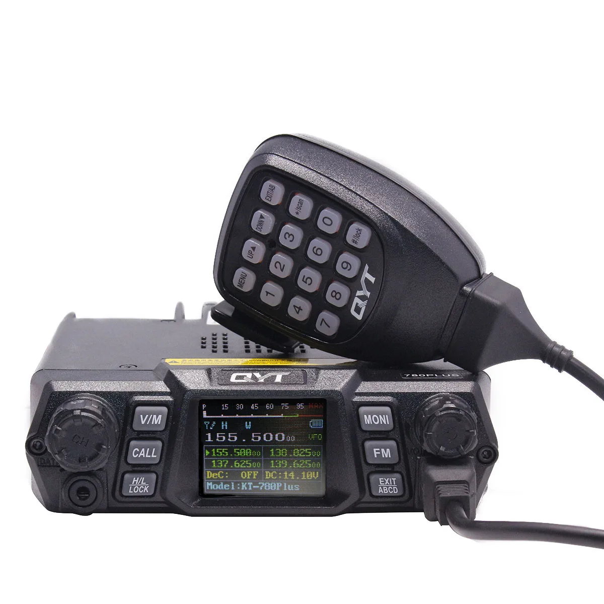 

QYT KT-780 Plus, мощный VHF, 136-174 МГц, мобильный радиоприемопередатчик для любителей, 200 каналов, дальняя связь KT 780 Plus