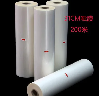 Pre-coated bright , matte 31CM wide 1 inch core thickness 30mic (BOPP pre-coated business card film