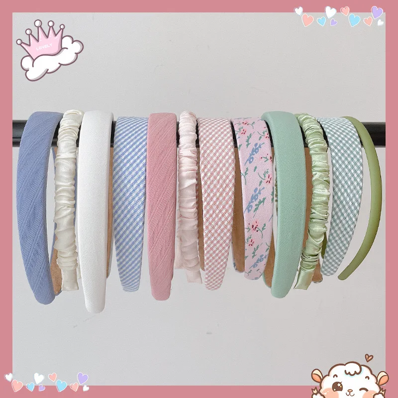 5pcs Set Fashion Women Cloth Hair Bands Headdress Headband Girls Hairband Hair Hoop Female Hair Accessories Headwear