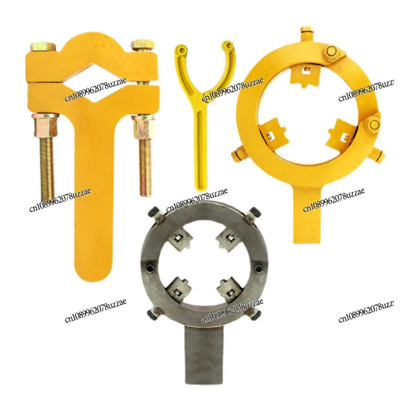 Excavator Cylinder Removal Wrench for Oil Seal Four-claw Maintenance Special Universal Piston Two-claw Movable Head