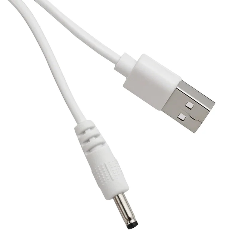 Cable de carga de altavoz pequeño con orificio redondo, cable de alimentación de 5v, 3,5, USB a dc3.5 x 1,35mm