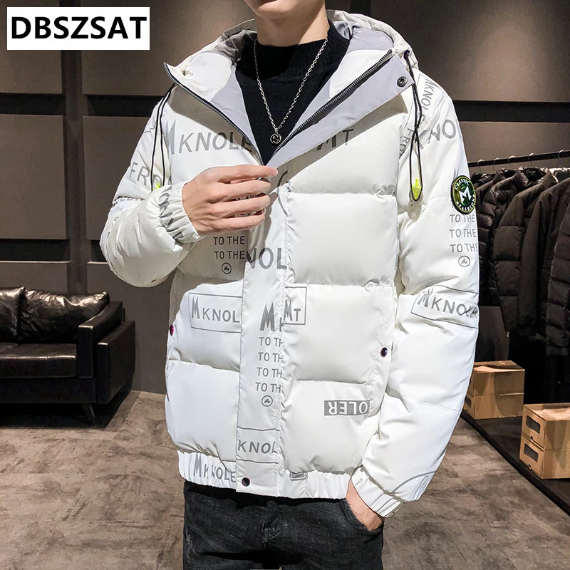 Jaqueta masculina acolchoada de algodão, casacos de streetwear, parka grossa, hip-hop, moda masculina jovem, outwear de qualidade, tamanho S-4XL, inverno, 2023