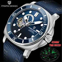 PAGANI DESIGN Brand Sports Men Mechanical Watch Fashion Sapphire  200M Waterproof Automatic Timecode Relogio Masculino 2023 New