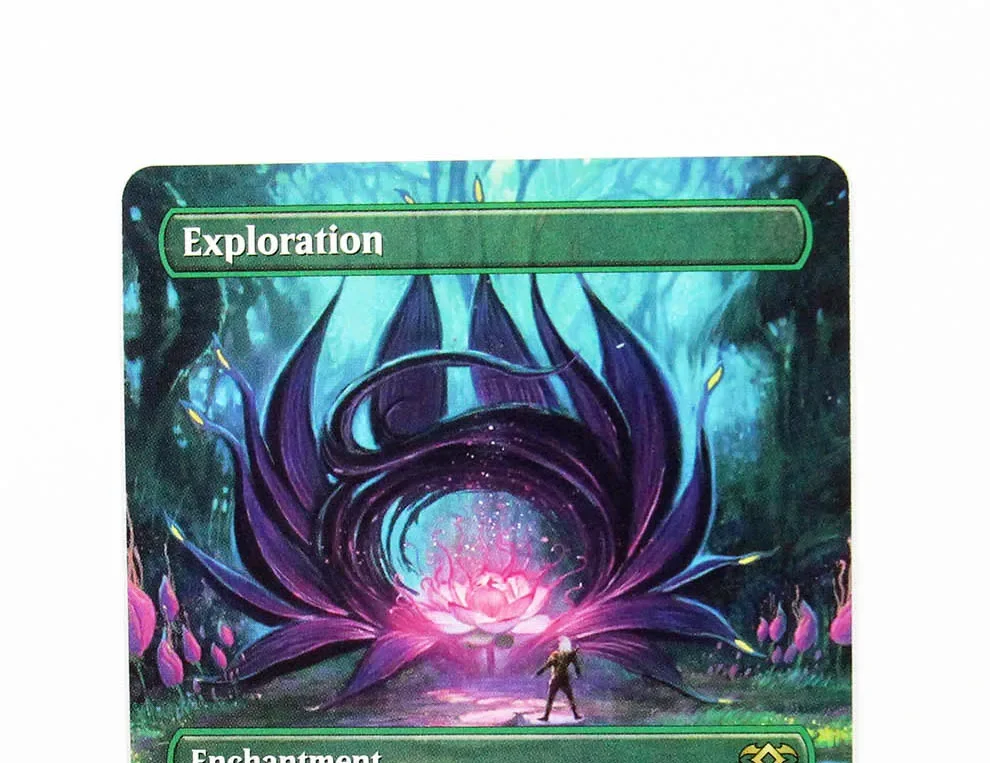 Exploration Foil/Holo TCG Magical Proxy Black Najwyższej jakości karty do gry Proxy Zbieranie kart do gry planszowej Talia kart kolekcjonerskich