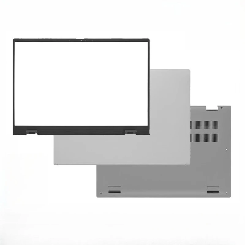 Substituir insprion 5310 portátil tela lcd traseira capa superior moldura frontal dobradiças inferior caso 04k89p 0xyhrr prata