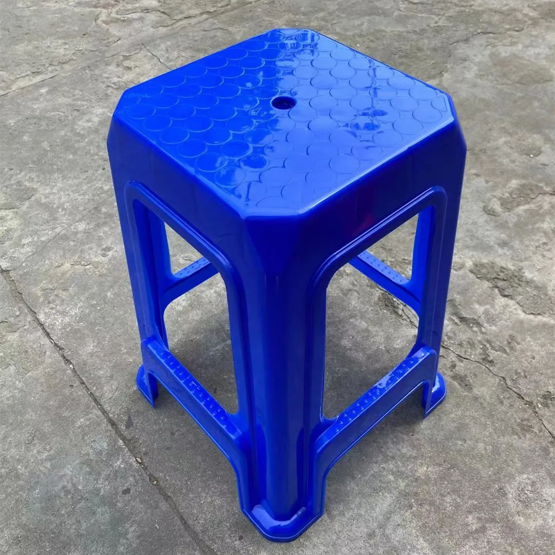 

UI554-Thick blue simple modern stool