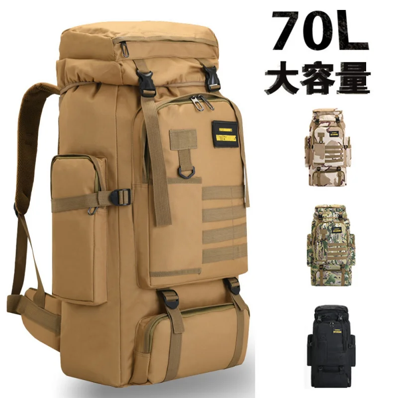 

70Large Capacity Outdoor Sports Unisex Travel Luggage Bag for Work and Durable Sturdy Backpack