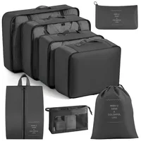 6/8Pcs Set Travel Bag Organizer Clothes Luggage Travel Organizer Blanket Shoes Organizers Bag Suitcase Pouch Packing – view 1