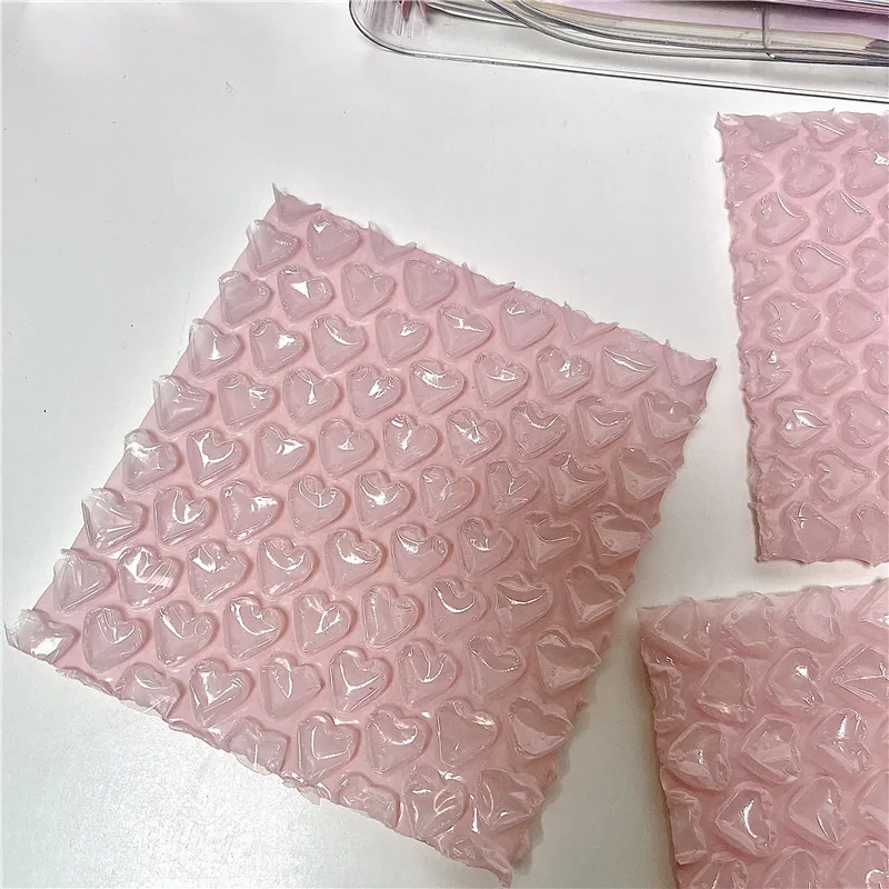 10Pcs Pink Love Bubble Mailer Self-Seal Packaging Bags Small Business Supplies Padded Envelopes Bubble Envelopes Mailing Bags