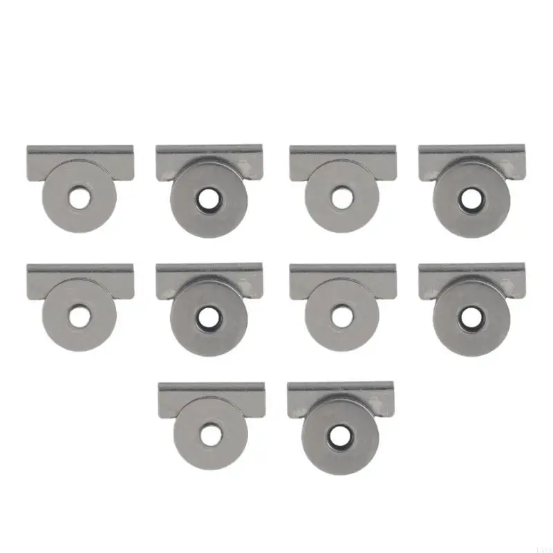 L5ya 10pcs Closure della borsa magnetica Chiusura della borsa in lega zinco Classi a scatto con elegante colore elettroplato