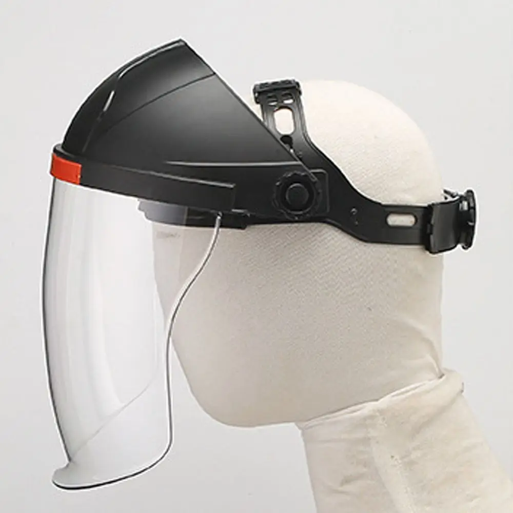 PC Plastic Welding Protective Mask Transparent Flip Front Visor Protective Face Cover Full Protection Anti-shock Welding Helmet