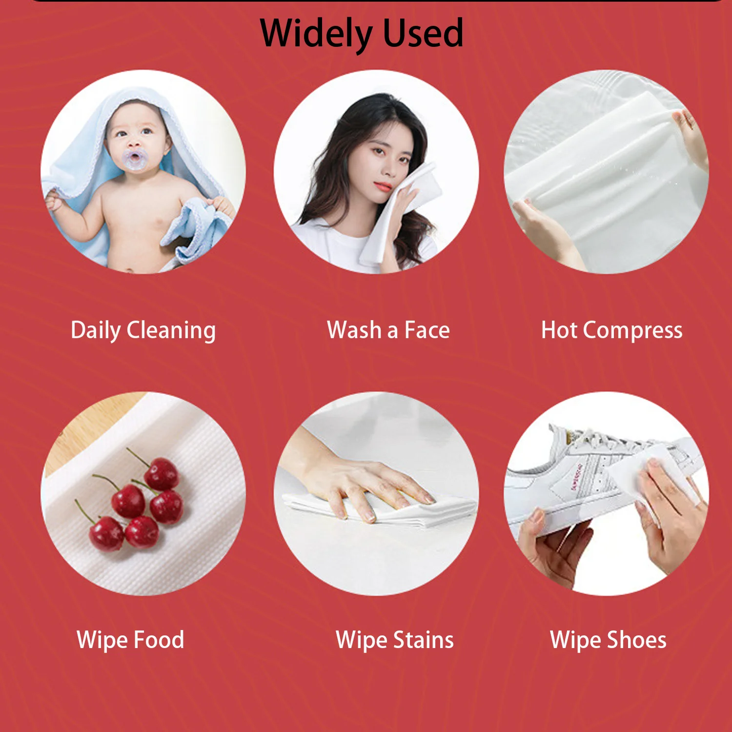 50pcs Portable Compressed Face Towels Disposable Mini Coin Tissue Toilet Paper Tablets Clean for Travel Non-Woven Makeup Wipes - view 6