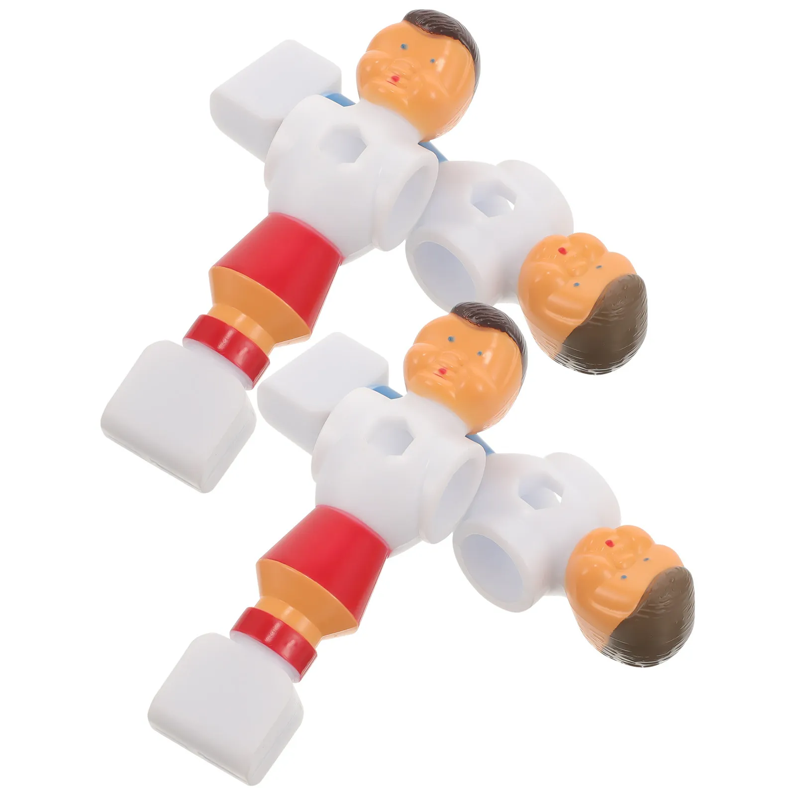 

4Pcs Table Football Figures Foosball Athletes Replacement Parts Compatible with Any Standard Foosball Table Sturdy