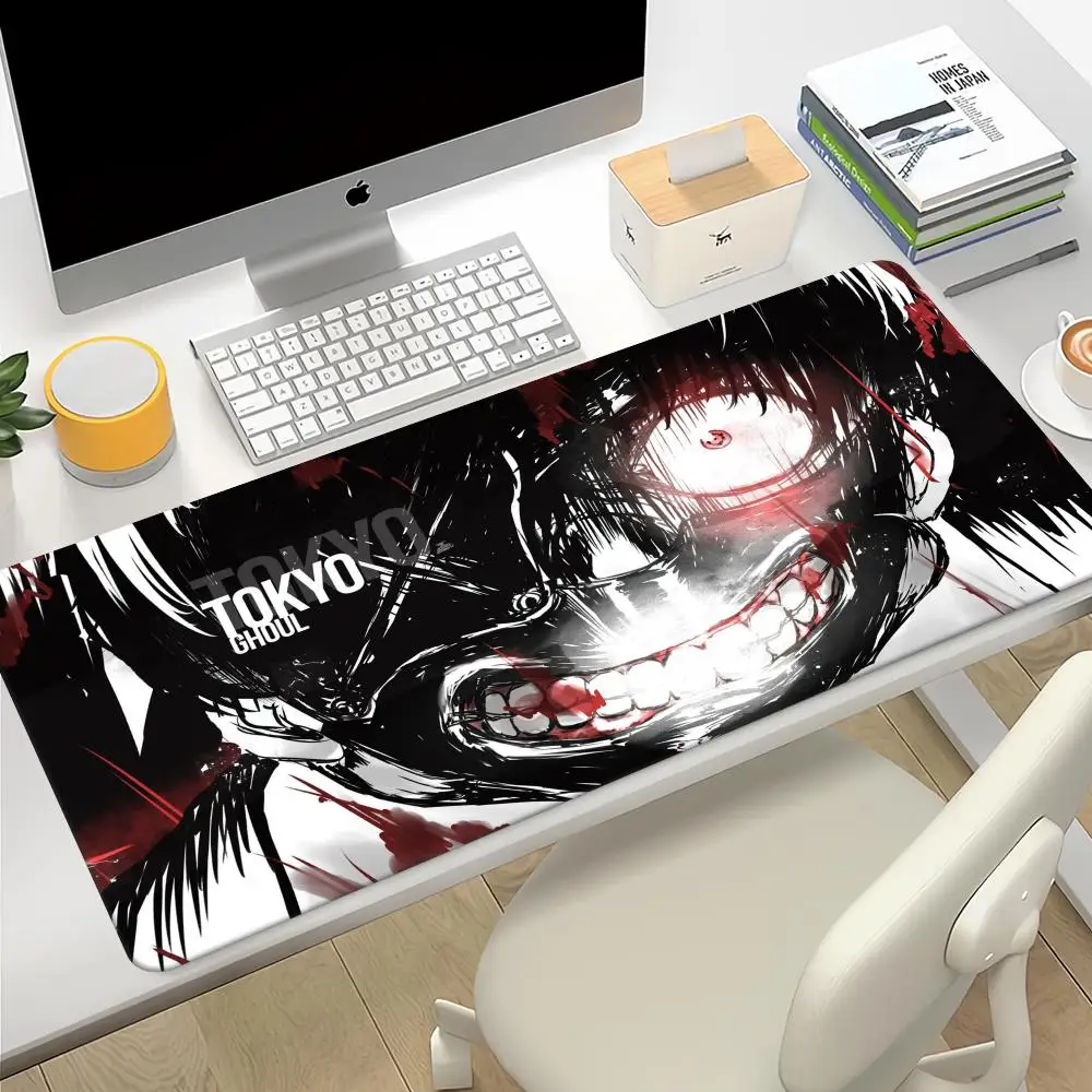 Tokyo ghoul แผ่นรองเม้าส์, แผ่นรองเมาส์ลายการ์ตูนอุปกรณ์เสริมสำหรับเล่นเกมคอมพิวเตอร์