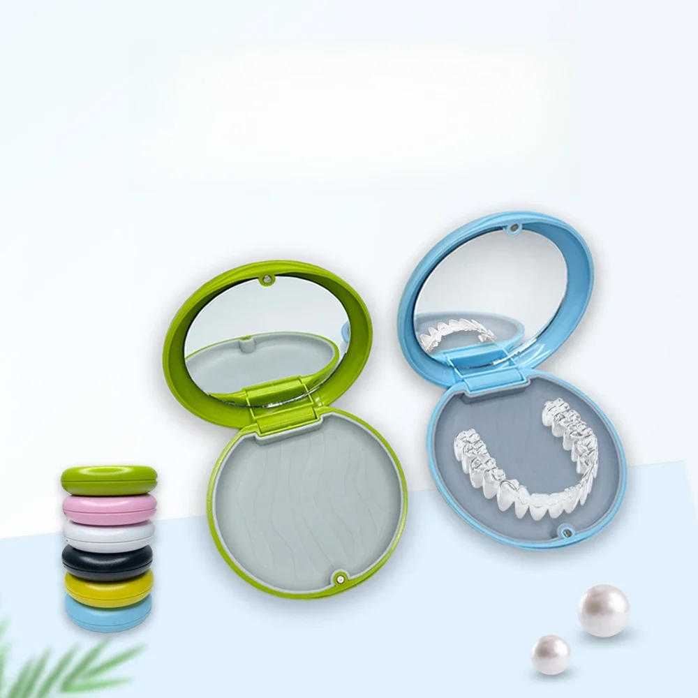 15Pcs Colorful Denture Storage Box Orthodontic Aligner Retainer Braces Storage Braces Aligner Case Oral Care Tool Organizer Hot